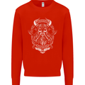 Valhalla is Calling Vikings Odin Thor Gym Mens Sweatshirt Jumper Bright Red