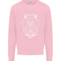 Valhalla is Calling Vikings Odin Thor Gym Mens Sweatshirt Jumper Light Pink