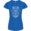 Valhalla is Calling Vikings Odin Thor Gym Womens Petite Cut T-Shirt Royal Blue