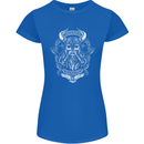 Valhalla is Calling Vikings Odin Thor Gym Womens Petite Cut T-Shirt Royal Blue