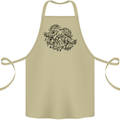 Valknut Symbol With Ravens Viking Cotton Apron 100% Organic Khaki
