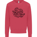 Valknut Symbol With Ravens Viking Kids Sweatshirt Jumper Heliconia