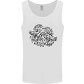 Valknut Symbol With Ravens Viking Mens Vest Tank Top White