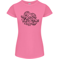 Valknut Symbol With Ravens Viking Womens Petite Cut T-Shirt Azalea