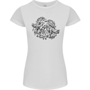 Valknut Symbol With Ravens Viking Womens Petite Cut T-Shirt White