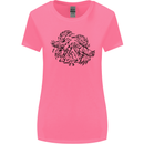 Valknut Symbol With Ravens Viking Womens Wider Cut T-Shirt Azalea