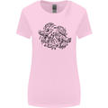 Valknut Symbol With Ravens Viking Womens Wider Cut T-Shirt Light Pink