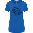 Valknut Symbol With Ravens Viking Womens Wider Cut T-Shirt Royal Blue