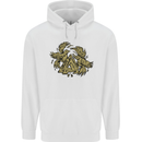 Valknut Symbol With Ravens Vikings Childrens Kids Hoodie White