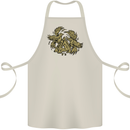 Valknut Symbol With Ravens Vikings Cotton Apron 100% Organic Natural