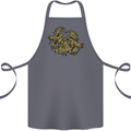Valknut Symbol With Ravens Vikings Cotton Apron 100% Organic Steel