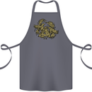 Valknut Symbol With Ravens Vikings Cotton Apron 100% Organic Steel