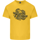 Valknut Symbol With Ravens Vikings Kids T-Shirt Childrens Yellow