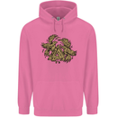 Valknut Symbol With Ravens Vikings Mens 80% Cotton Hoodie Azelea