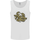 Valknut Symbol With Ravens Vikings Mens Vest Tank Top White