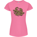 Valknut Symbol With Ravens Vikings Womens Petite Cut T-Shirt Azalea