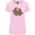 Valknut Symbol With Ravens Vikings Womens Wider Cut T-Shirt Light Pink