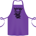 Vampires Transilvania Social Club Halloween Cotton Apron 100% Organic Purple