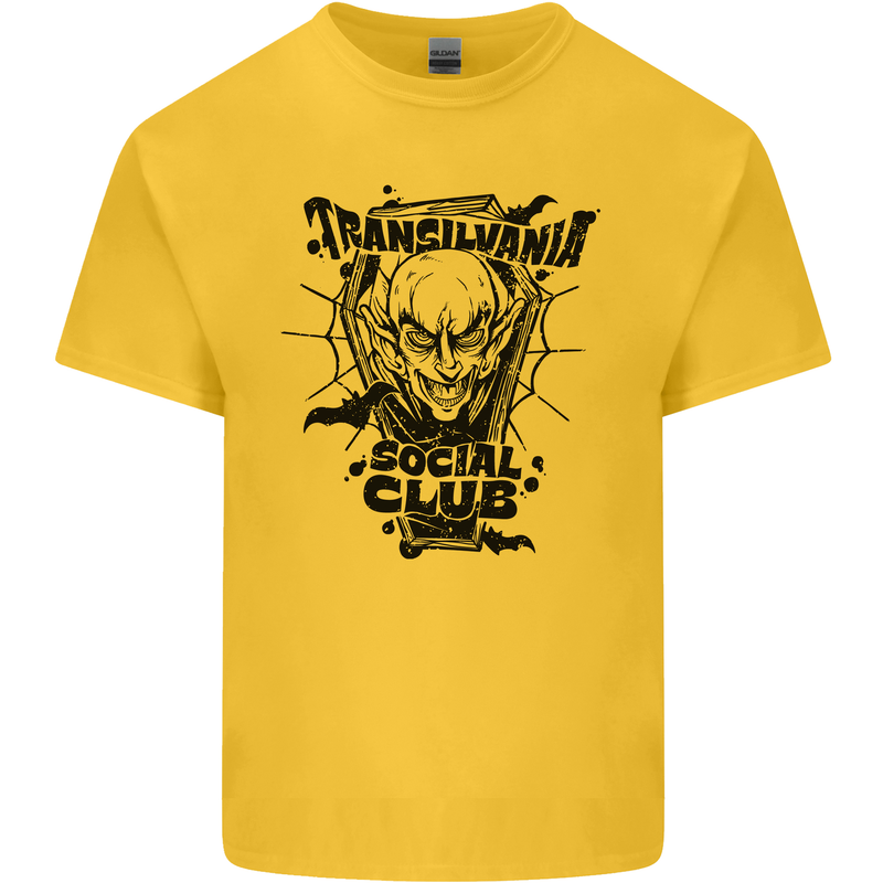 Vampires Transilvania Social Club Halloween Kids T-Shirt Childrens Yellow