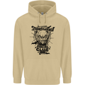 Vampires Transilvania Social Club Halloween Mens 80% Cotton Hoodie Sand