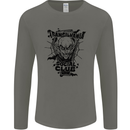 Vampires Transilvania Social Club Halloween Mens Long Sleeve T-Shirt Charcoal