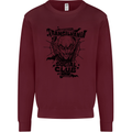 Vampires Transilvania Social Club Halloween Mens Sweatshirt Jumper Maroon