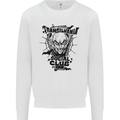 Vampires Transilvania Social Club Halloween Mens Sweatshirt Jumper White