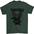 Vampires Transilvania Social Club Halloween Mens T-Shirt Cotton Gildan Forest Green