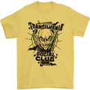 Vampires Transilvania Social Club Halloween Mens T-Shirt Cotton Gildan Yellow