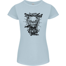 Vampires Transilvania Social Club Halloween Womens Petite Cut T-Shirt Light Blue