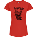 Vampires Transilvania Social Club Halloween Womens Petite Cut T-Shirt Red