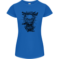 Vampires Transilvania Social Club Halloween Womens Petite Cut T-Shirt Royal Blue