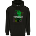 Van Gogh Alien Scream Art Magic Mushrooms Childrens Kids Hoodie Black