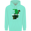 Van Gogh Alien Scream Art Magic Mushrooms Childrens Kids Hoodie Peppermint