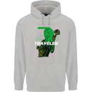 Van Gogh Alien Scream Art Magic Mushrooms Childrens Kids Hoodie Sports Grey