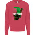 Van Gogh Alien Scream Art Magic Mushrooms Kids Sweatshirt Jumper Heliconia