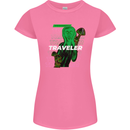 Van Gogh Alien Scream Art Magic Mushrooms Womens Petite Cut T-Shirt Azalea