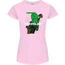 Van Gogh Alien Scream Art Magic Mushrooms Womens Petite Cut T-Shirt Light Pink