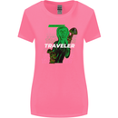 Van Gogh Alien Scream Art Magic Mushrooms Womens Wider Cut T-Shirt Azalea