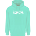 Vegan Animals Are Friends Not Food Childrens Kids Hoodie Peppermint