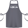 Vegan Animals Are Friends Not Food Cotton Apron 100% Organic Steel