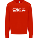 Vegan Animals Are Friends Not Food Mens Sweatshirt Jumper Bright Red