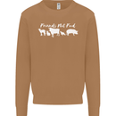 Vegan Animals Are Friends Not Food Mens Sweatshirt Jumper Caramel Latte