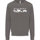Vegan Animals Are Friends Not Food Mens Sweatshirt Jumper Charcoal