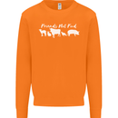 Vegan Animals Are Friends Not Food Mens Sweatshirt Jumper Orange