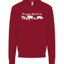 Vegan Animals Are Friends Not Food Mens Sweatshirt Jumper Red