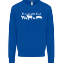 Vegan Animals Are Friends Not Food Mens Sweatshirt Jumper Royal Blue