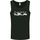 Vegan Animals Are Friends Not Food Mens Vest Tank Top Black