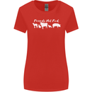 Vegan Animals Are Friends Not Food Womens Wider Cut T-Shirt Red