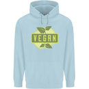 Vegan Childrens Kids Hoodie Light Blue